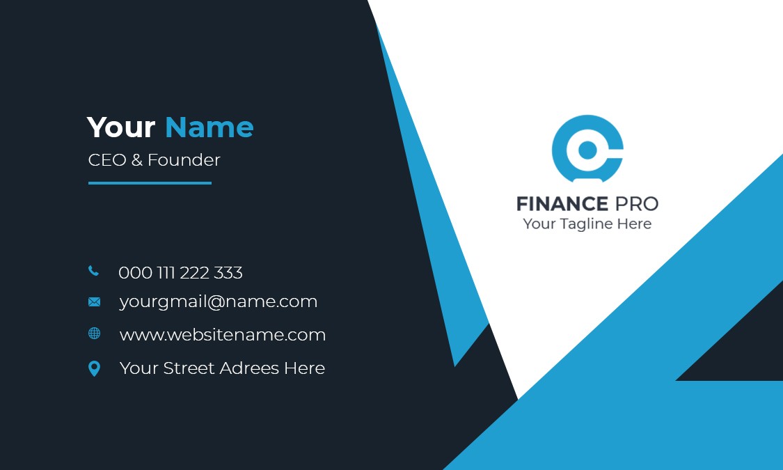 FinancePro Visiting Card